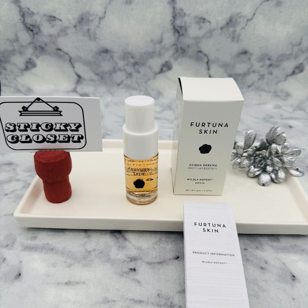 Furtuna Skin Skincare-Micellar Essence Wildly Potent Sicilia-Travel 15ml-BOX-NEW